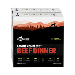Iron Will Raw - Canine Complete Beef Dinner