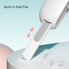 Pet Nail Clippers Adjustable Circular Cut Hole With Built-In Nail File