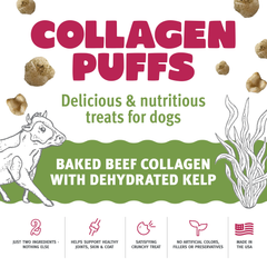 Icelandic+ Dog Beef Collagen Puffs with Kelp Treats