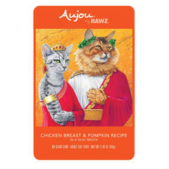 RAWZ AUJOU Cat Chicken Breast & Pumpkin 2.46oz