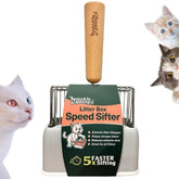 Sprinkle & Sweep Metal Cat Litter Scoop & Speed Sifter
