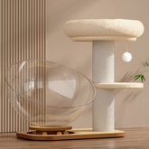 Cat Tower with Interactive Spinning Dome