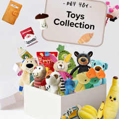 Teething Resistant Plush Sound Dog Toy