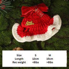 Pet Christmas Handmade Knitted Crochet Hat