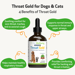 Pet Wellbeing - Throat Gold for Cats