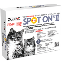 Zodiac SPOT ON II Flea Control For Cats and Kittens
