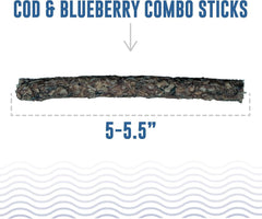 Icelandic+ Dog Cod & Blueberry Combo Sticks