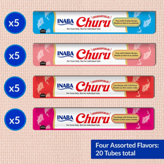 INABA Churu Puree Tuna Seafood Variety Box