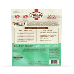 Primal Dog Frozen Raw Chicken Nuggets