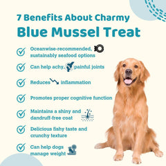CHARMY PET Dog & Cat Treat Blue Mussel