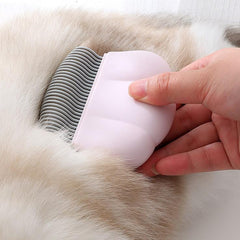 Pet Massager Shell Comb for Short to Medium Hair