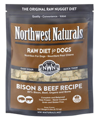 Northwest Naturals - Dog Raw Frozen Beef & Bison Nuggets