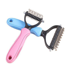 Pet Detangling Comb Rubber Grip