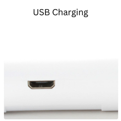 Cat Interactive Toy Laser Pointer Paw Shaped White USB Charging