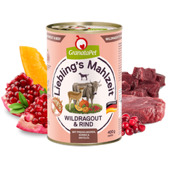 GranataPet Dog Liebling's Mahlzeit Venison Ragout & Beef