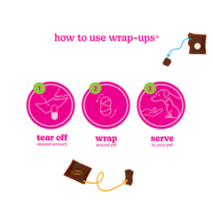 Stashios Wrap-Ups Bacon Pill Wrapper Treat