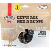 Primal Dog Dehydrated Treats Let's All Get A Lung Lamb