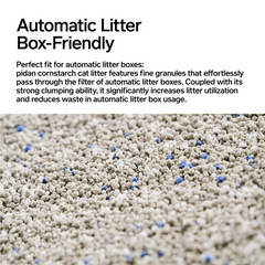 pidan Cat Litter White-Jade & Bentonite Mix (Corn Starch) Non-Flushable 2.4kg
