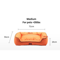 Teflon Fabric Waterproof Cuddler Bed Removable Cover