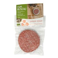 Faim Museau - Single Patty Simply Chicken Frozen Raw Dog Food