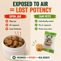 FAM Pets - Hip & Joint Soft Chews for Dogs