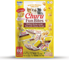 INABA Churu Fun Bites Cat Chicken Wrap Tuna with Cheese Recipe