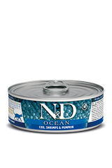 FARMINA N&D OCEAN Kitten Cod, Shrimp & Pumpkin 70g