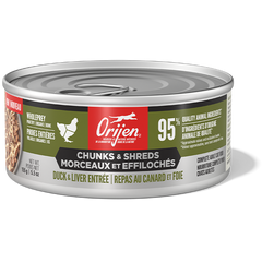 ORIJEN - Cat Chunks & Shreds Duck & Liver Entree 155g