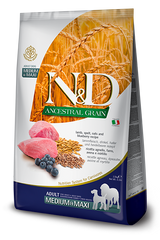 FARMINA N&D Dog Ancestral Grain Lamb & Blueberry Medium & Maxi