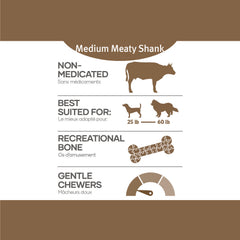 Red Dog Blue Kat - Beef Medium Meaty Shank for Dogs