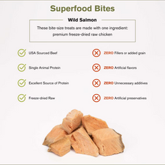 Badlands Ranch Superfood Bites Salmon Treats