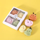 Pet Plush Toy Catnip Cartoon Fruit Set with Bell