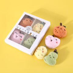Pet Plush Toy Catnip Cartoon Fruit Set with Bell