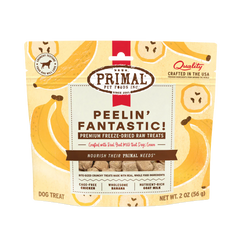 Primal Dog Freeze Dried Treats Peelin' Fantastic Chicken & Banana with Goat Milk