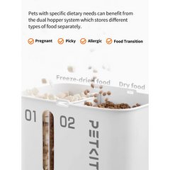 PETKIT YUMSHARE DUAL-HOPPER with Camera Smart Pet Feeder