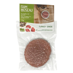 Faim Museau - Single Patty Simply Turkey Frozen Raw Dog Food