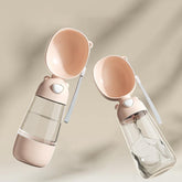 Portable Pet Water Dispenser & Food Storage 2-in-1