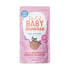 Tiki Cat Baby Mousse Salmon & Chicken 2.4oz