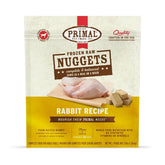 Primal Dog Frozen Raw Rabbit Nuggets