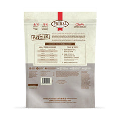 Primal Dog Frozen Raw Venison Patties