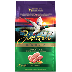 Zignature Dog Duck Formula