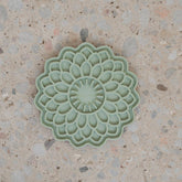 Dexypaws - Enrichment Lick Mat Blooming Blossom Sage Green