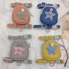 Pet Harness Star Backpack with Leash