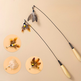 Cat Feather Teaser Replaceable Feather
