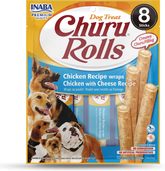 INABA Churu Rolls Dog Chicken Wrap Chicken with Cheese