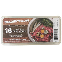 Big Country Raw - Quail Eggs (Frozen)