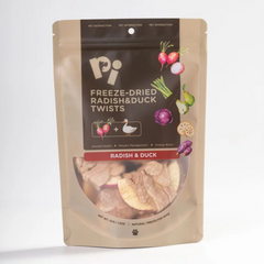 Pi Pet - Freeze-Dried Radish & Duck Twists 42g