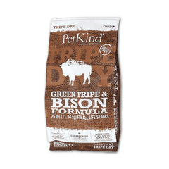 PETKIND Dog Green Tripe and Bison Formula