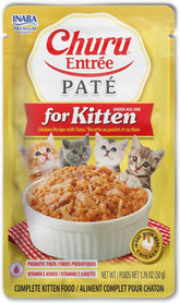 INABA Churu Entree Pate Kitten Chicken Recipe with Tuna