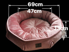 Pink Plush Cluddler Bed